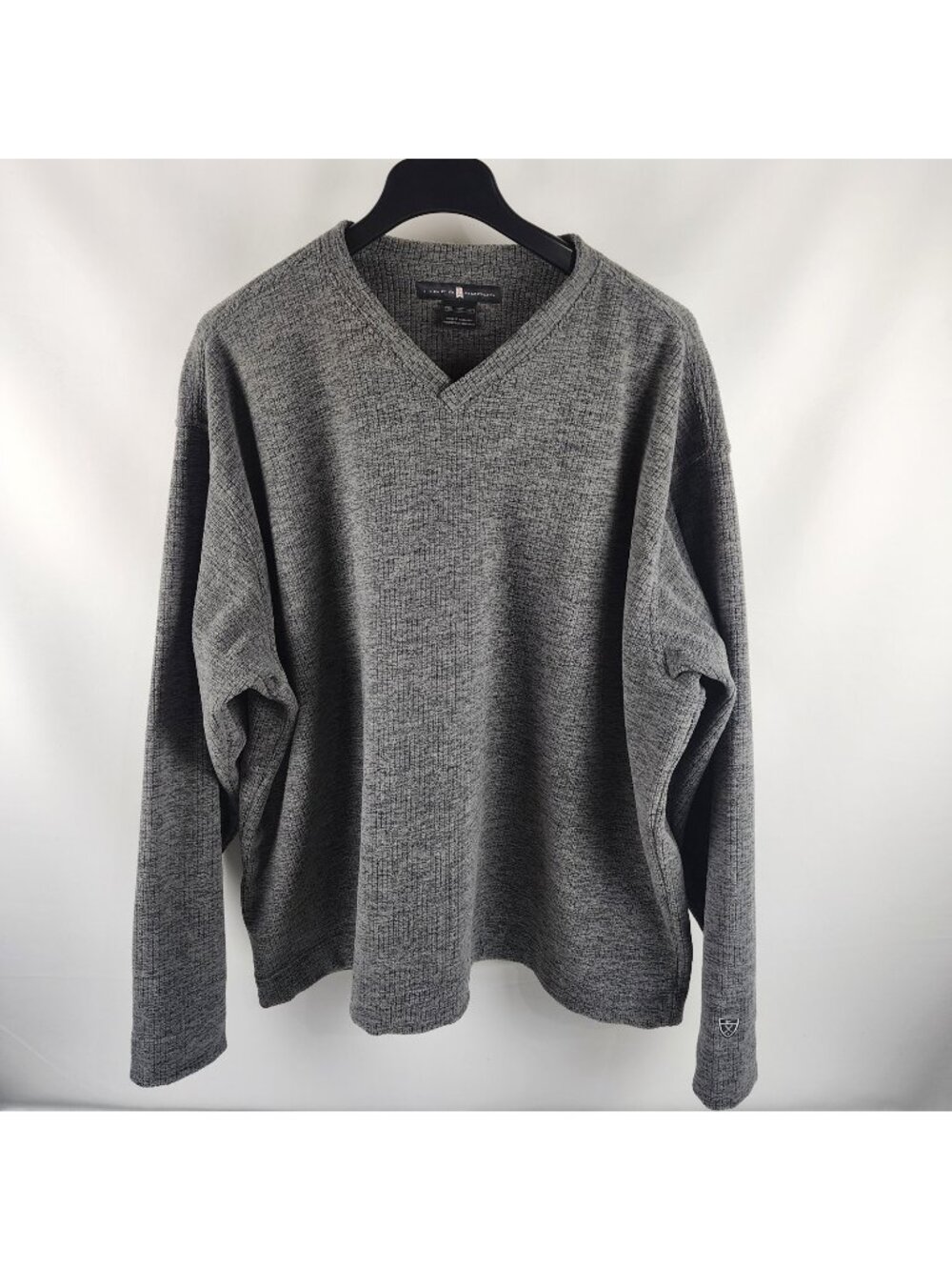 Nike Sweater Men XXL Gray Tiger Woods Collection Vintage V-Neck Knit Pullover